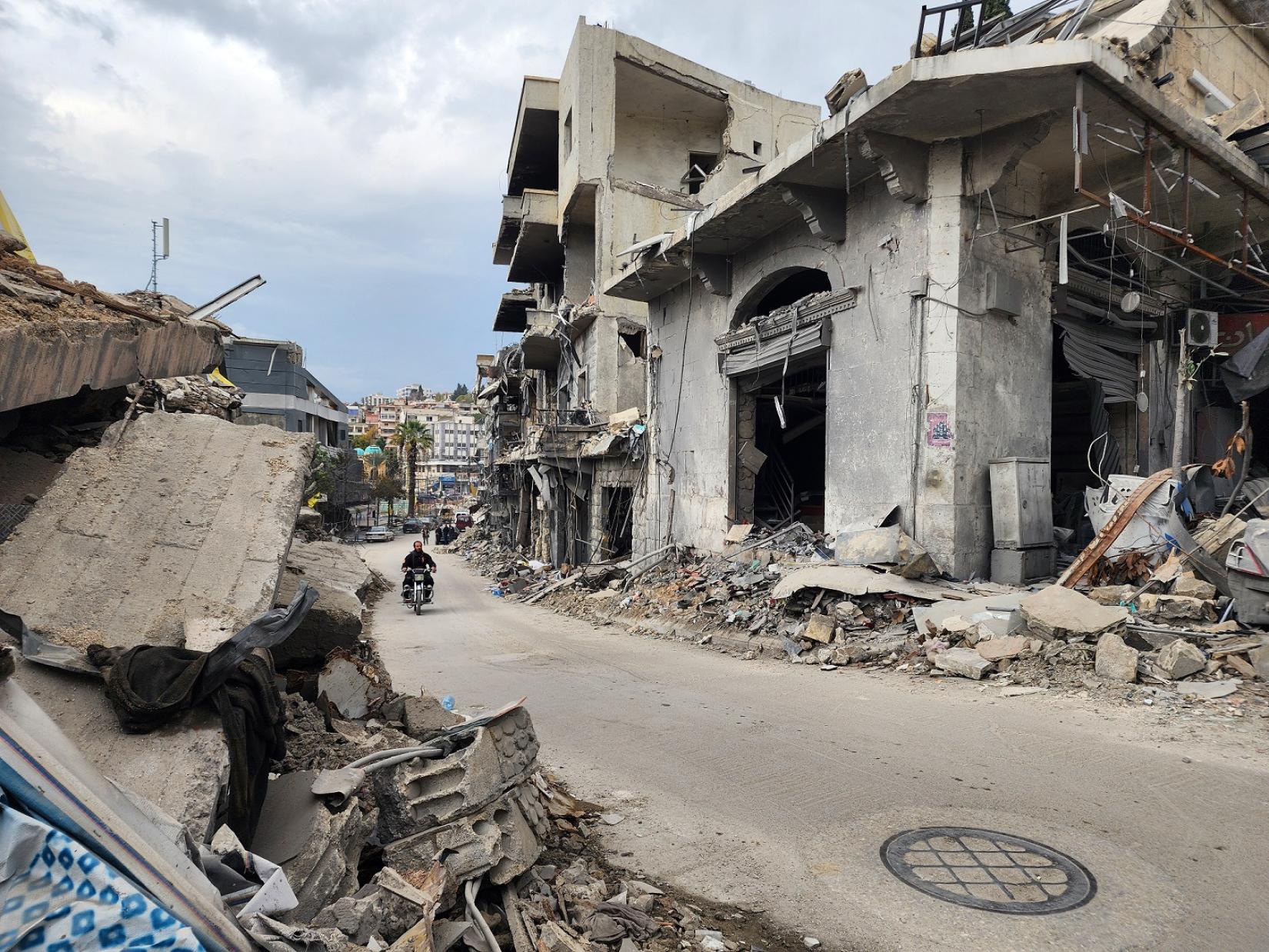 One of Nabatieh's neighborhoods in South Lebanon.