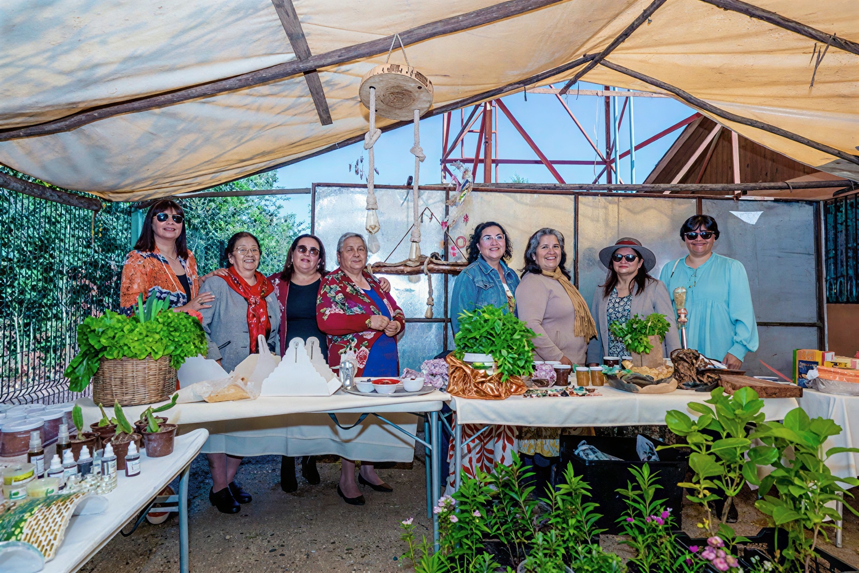 Chilean women at a launch event for a new UN-supported project.