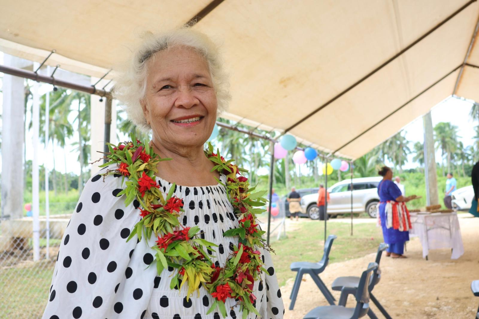 An elderly woman in Tonga.