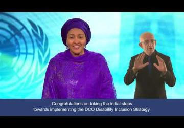 Deputy Secretary General on Why Disability Inclusion Matters