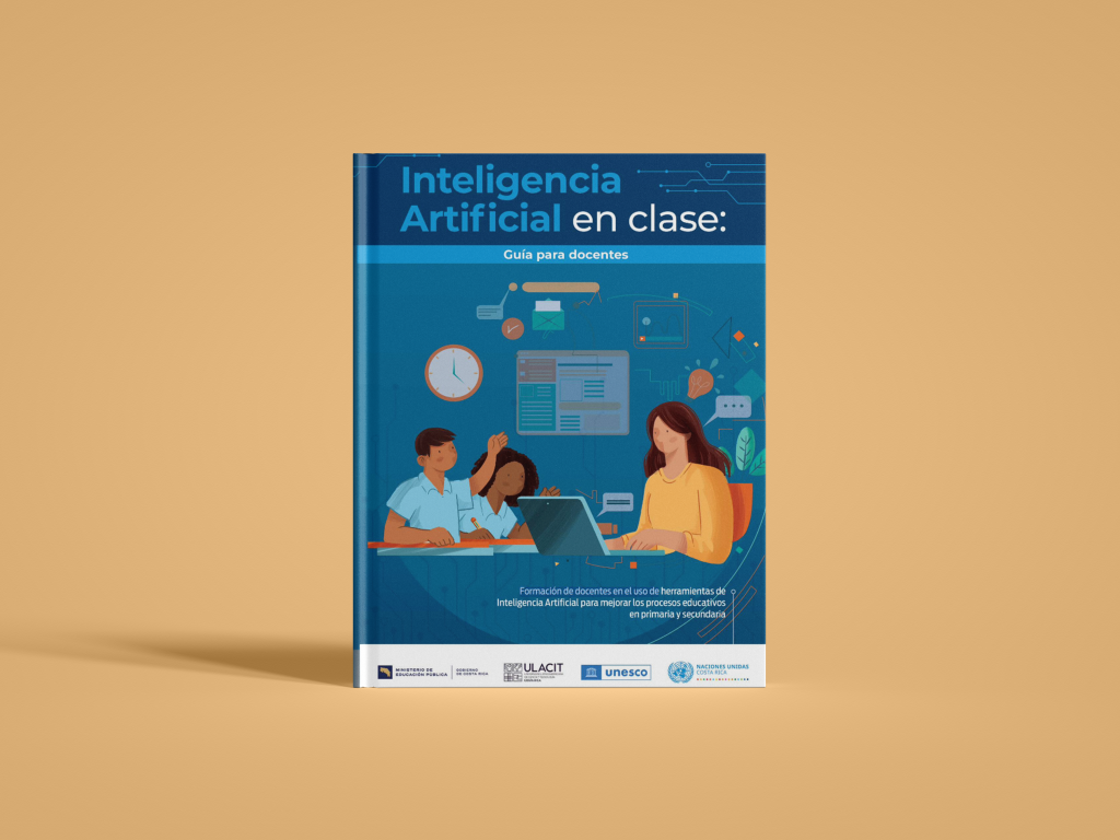 The cover of an AI guide that the UN supported Costa Rica in producing.