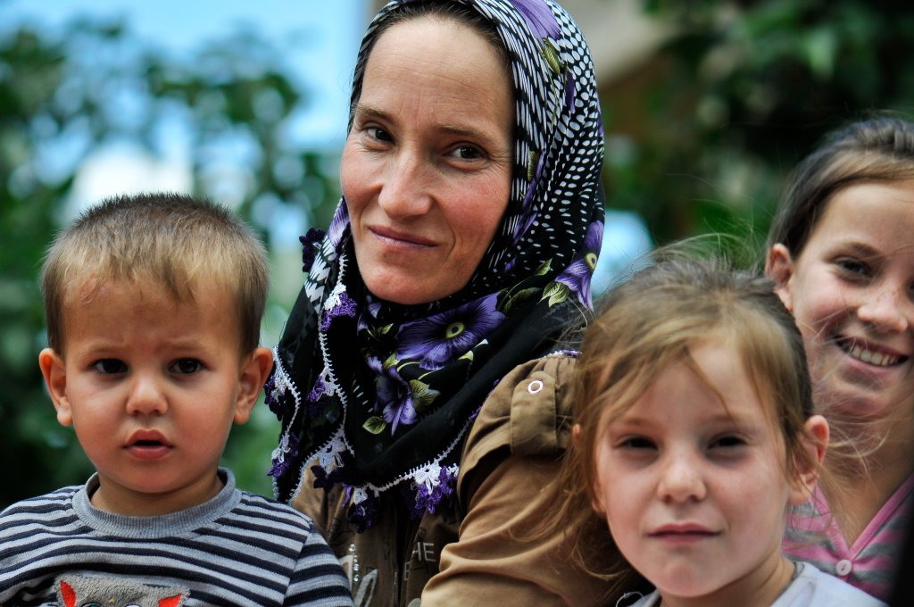 A family in North Macedonia.