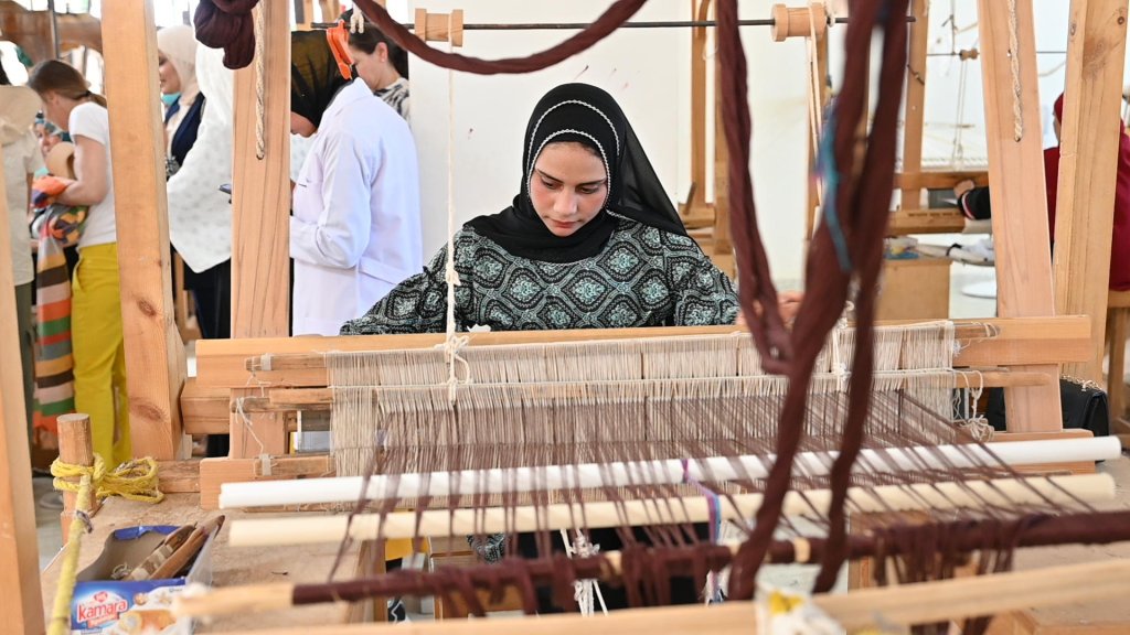 A young woman in Egypt.