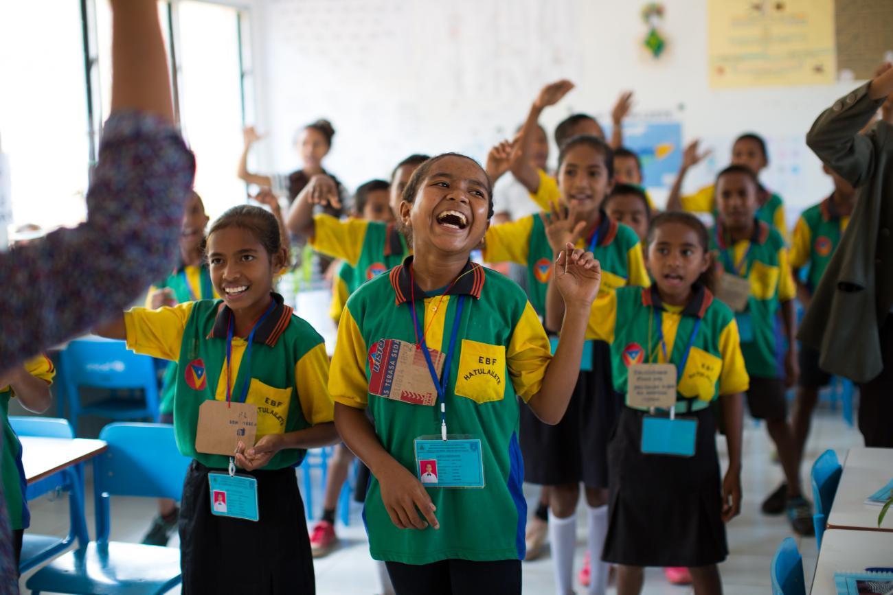 Children smiling