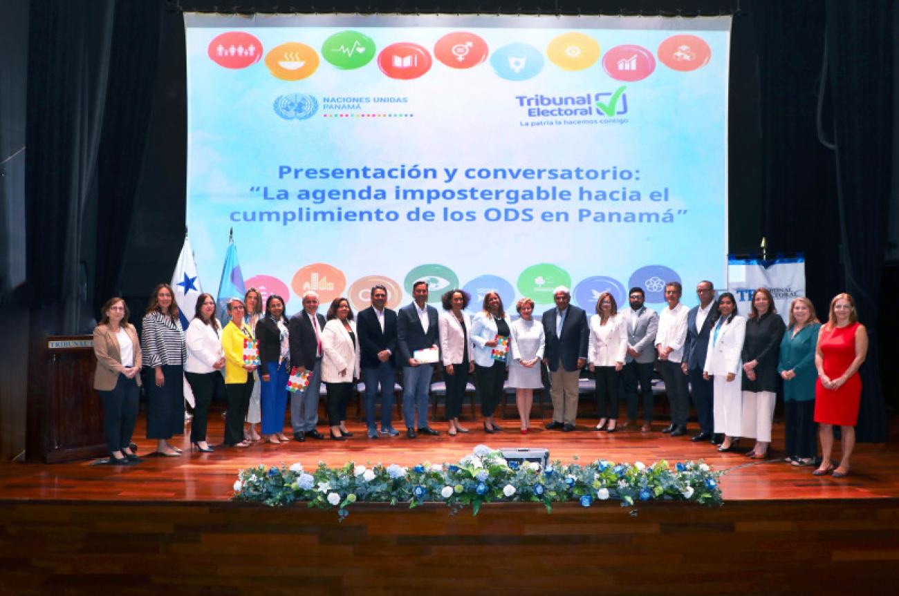 A group at the signing of the Unstoppable Agenda