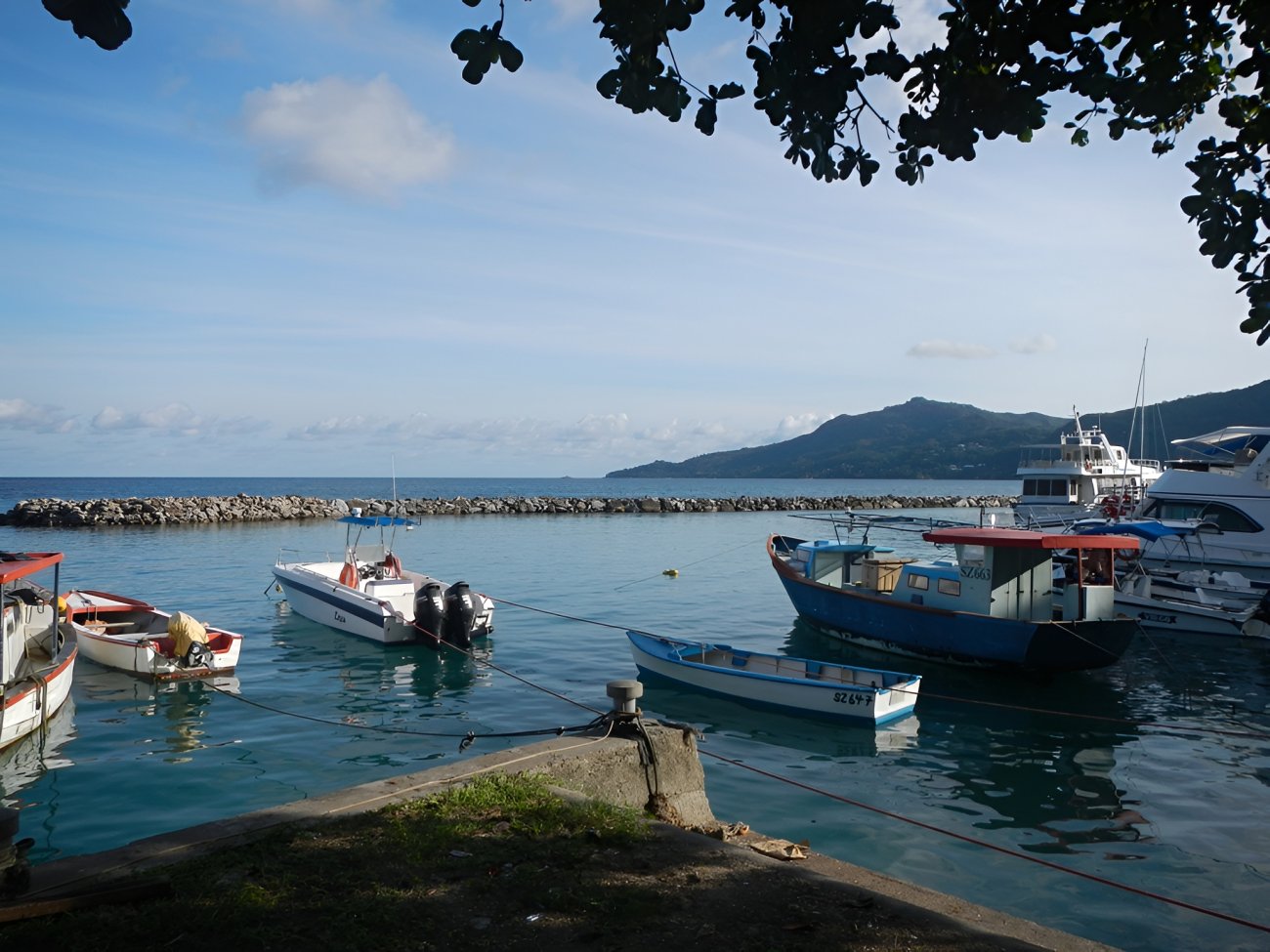 The Seychellois coast.