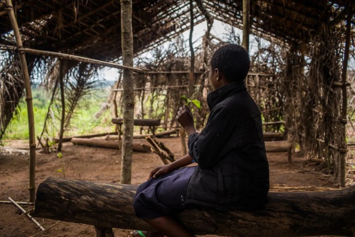 A child in the DRC.