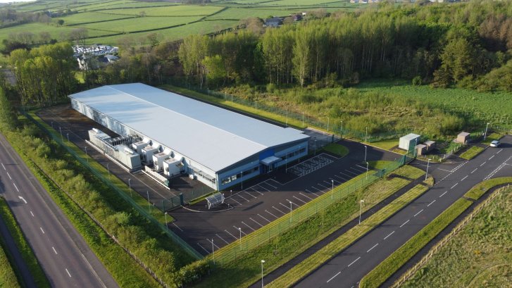 A data centre.