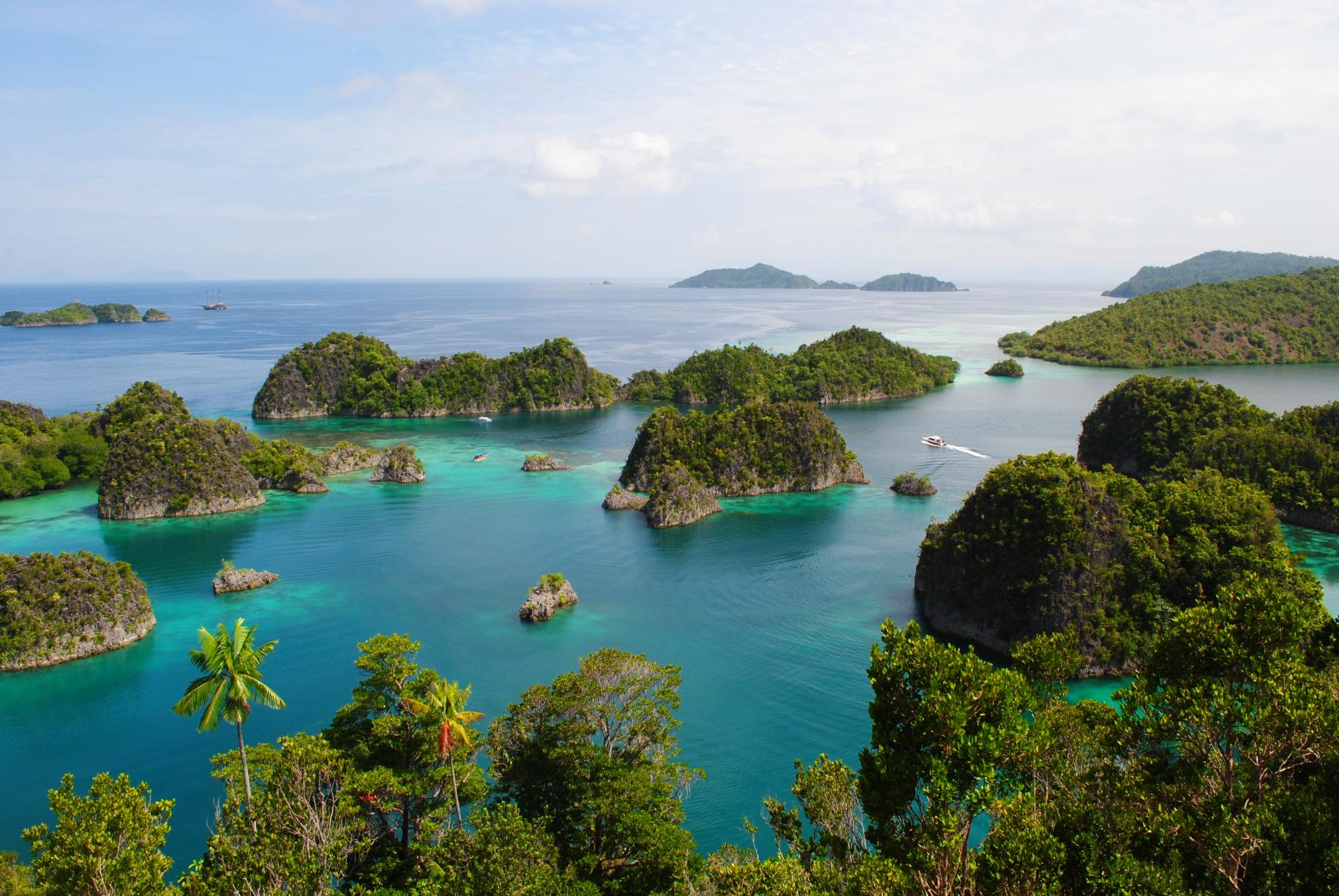 photo of archipelago from a distance